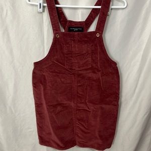 Girls corduroy romper skirt